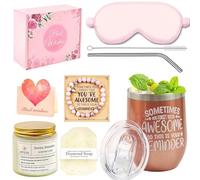 GOTRUST 9pcs Coffret Cadeau Femme Anniversaire, Idee Cadeaux Femmes de Tasse, Coffret Cadeau Femme Original Luxe, pour Fete Des Meres, Saint Valentin, Noel pour Femme Maman Amies Sœur