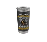 Gott gave His Archangel Weapons Gobelet isotherme en acier inoxydable double paroi