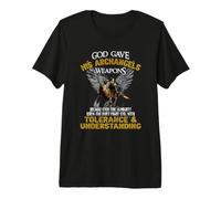 Gott Gave His Archangel Weapons T-Shirt Haut de Gamme