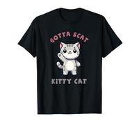 Gotta Scat Kitty Cat - T-Shirt hilarant pour Amoureux des félins T-Shirt