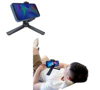 GottaHaveIt - Support de bureau pour iPhone | Diffusez et regardez des films au lit | Convient aux téléphones portables de 5,8 à 8,6 cm de large, noir