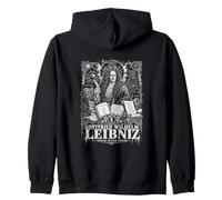 Gottfried Wilhelm Leibniz des Mondes dans des Mondes Sweat à Capuche