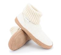 Gottstein Chaussons Dakota en 100 % laine vierge - Chaussons en feutre pour homme et femme, Sandmele clair, 43 EU