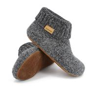 Gottstein Knit Boot, Chaussons de Chalet Unisexe, Schwarzmele, 43