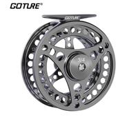 Goture-Moulinet de pêche à la mouche Arbor en aluminium usiné CNC, moulinet de pêche à la carpe à la truite, 3/4, 5/6, 7/8, 9/10 WT, magasins et poignée droite, 2 + 1BB 3 4 Reel and Spool