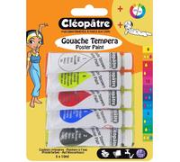 Cléopâtre - BL5PGN10 - Peinture Gouache Nefertari Premium - Assortiment de couleurs - 5 Tubes de 10ml