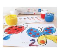 Gouache aux doigts 'MUCKI', kit de peinture pour jouer