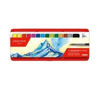 Caran d'Ache : Studio Gouache : Set of 14 Pans & 10ml White