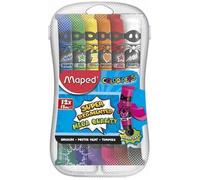 Gouache Color Peps, En Tube, Étui En Plastique De 12