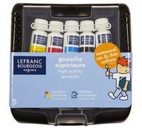 Gouache en tube, 10 ml, étui de 5 tubes