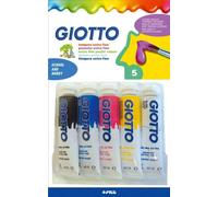 Gouache Extra-Fine Giotto - Blister 5 Tubes 10ml Couleurs Primaires