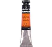 Gouache - Extra-fine - Orange fluorescent - 648 - Tube de 21ml - Sennelier
