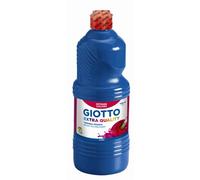 Gouache giotto flacon 1l coloris bleu outremer