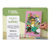 Graine créative Peinture au numéro 20×30 cm – Tropical Vert