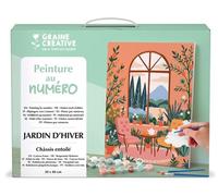 Graine Créative Peinture au numéro Jardin d'hiver 30 x 40 cm Multicolore