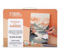 Gouache Graine Créative Peinture au numéro Plaine d'Asie 20 x 30 cm