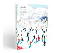 Gouache La Petite épicerie Peinture au numéro Petit Pinceau Skiing among Montains par Katie Smith