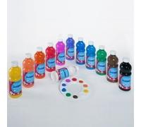 Lefranc & Bourgeois Color And Co-gouache Liquide Ultra Lavable - Carton De 12 Flacons De 500ml