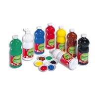 Gouache lefranc bourgeois liquide redimix non toxique fluide couvrante prête à l'emploi assortiment 8 flacons 1000ml