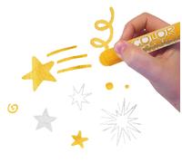 Gouache Solide 6g Metal Doré Et Argenté 2 Tubes