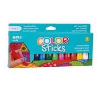 Gouache Solide Color Sticks Apli 12 Couleurs