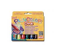 Gouache solide en stick - Instant - Playcolor - 6 couleurs - 10g