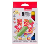 Gouache - Sticks - Pour Enfant - 6 Couleurs - Coloriage Et Dessin - Bruynzeel