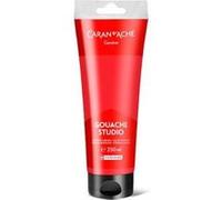 Gouache Studio - Carmin - Ultra couvrante - Mate - Tube 250 ml - Caran d'Ache