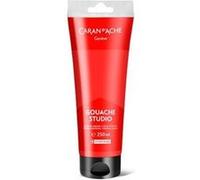 Gouache Studio - Ecarlate - Ultra couvrante - Mate - Tube 250 ml - Caran d'Ache