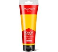 Gouache Studio - Jaune primaire - Ultra couvrante - Mate - Tube 250 ml - Caran d'Ache