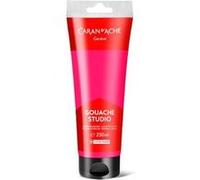 Gouache Studio - Pourpre fluo - Ultra couvrante - Mate - Tube 250 ml - Caran d'Ache