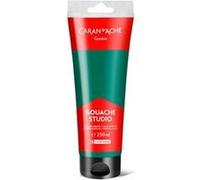 Gouache Studio - Vert émeraude - Ultra couvrante - Mate - Tube 250 ml - Caran d'Ache