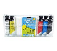 Gouache Tempera Pébéo - Couleurs primaires - 10 ml - 5 pcs