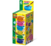 Gouache trendy (6x45ml) - SES CREATIVE - Couleurs vives et opaques, 6 super couleurs.