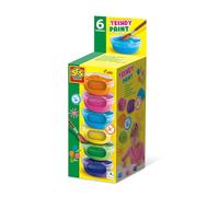 Gouache trendy (6x45ml) - SES CREATIVE - Couleurs vives et opaques, 6 super couleurs.