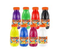 Gouaches bébé 2 en 1 Cléopâtre - Couleurs primaires - 8 x 250 ml