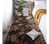 GOUBAN Tapis de Salon 240 x 370 cm Antidérapant Shaggy Intérieur Chambre d'enfant Extra Large pour Salon, Canapé Natte, Chambres d'enfant, Marron