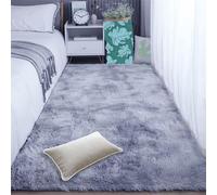 GOUBAN Tapis Moelleux Chambre 190 x 240 cm Antidérapant Salon Tapis Décoratif Lavable Moderne Élégant Facile à Entretenir pour Salon, Canapé Natte, Chambres d'enfant, Gris Clair