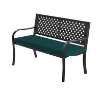 GOUBO Coussin de Banc sur Mesure 52 x 150 cm Fond Antidérapant Coussin Banc Mousse pour Housse Hautement Élastique pour de Jardin, Terrasse, Baie Vitrée, Vert