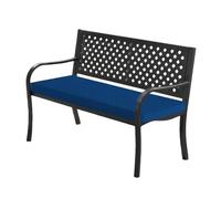 GOUBO Coussin de Banc sur Mesure 58 x 105 cm Fond Antidérapant Coussin Banc Mousse pour Housse Hautement Élastique pour de Jardin, Terrasse, Baie Vitrée, Bleu