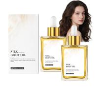 Gouda Body Oil, huile corporelle parfumée pour femme, huile essentielle pour bain et douche, peau lisse et hydratée, rafraîchissante, infusée au beurre de karité, huile de coco et vitamine E (2pcs)