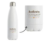 Goude isotherme Aventurière métier passion | Idée cadeau pour Femme