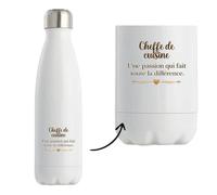 Goude isotherme Cheffe de cuisine métier passion | Idée cadeau pour Femme