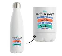 Goude isotherme Cheffe de projet métier vocation | Idée cadeau pour Femme