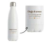 Goude isotherme Cheffe de service métier passion | Idée cadeau pour Femme