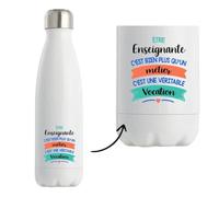 Goude isotherme Enseignante métier vocation | Idée cadeau pour Femme