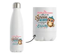 Goude isotherme la Mathématicienne Chouette Grain | Idée cadeau pour Femme