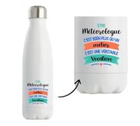 Goude isotherme Météorologue métier vocation | Idée cadeau pour Femme