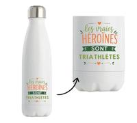 Goude isotherme Vraies Héroines Triathlètes | Idée cadeau pour Femme