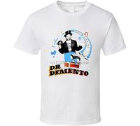 GOUDIDAO Dr Demento Retro Radio Show 70S Stay Determined T Shirt White M